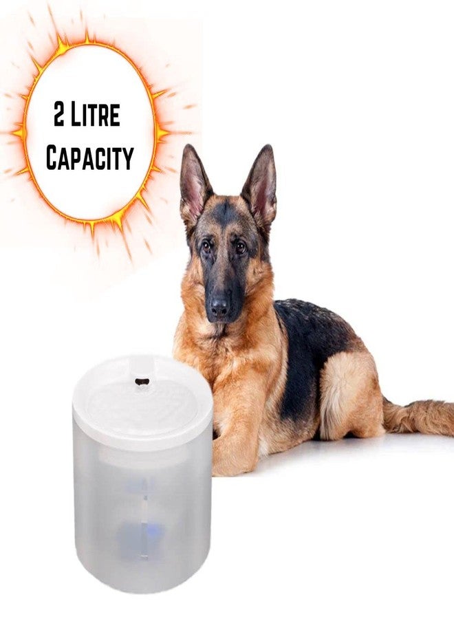 VAYINATO SOBO PD-3 Petz Smart Water Fountain Dispenser for Cat, Dog | 2 Liter Capacity Water Tank | Power : 0.5W | Output : 200L/H - Image 5